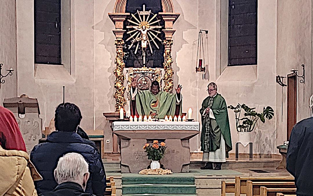 Besuch Pfarrer Paul Ngole im Saarland